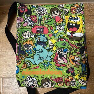 Nickelodeon Nicktoons Tote Bag Rugrats / Ren & Stimpy / Dora / Spongebob / TMNT